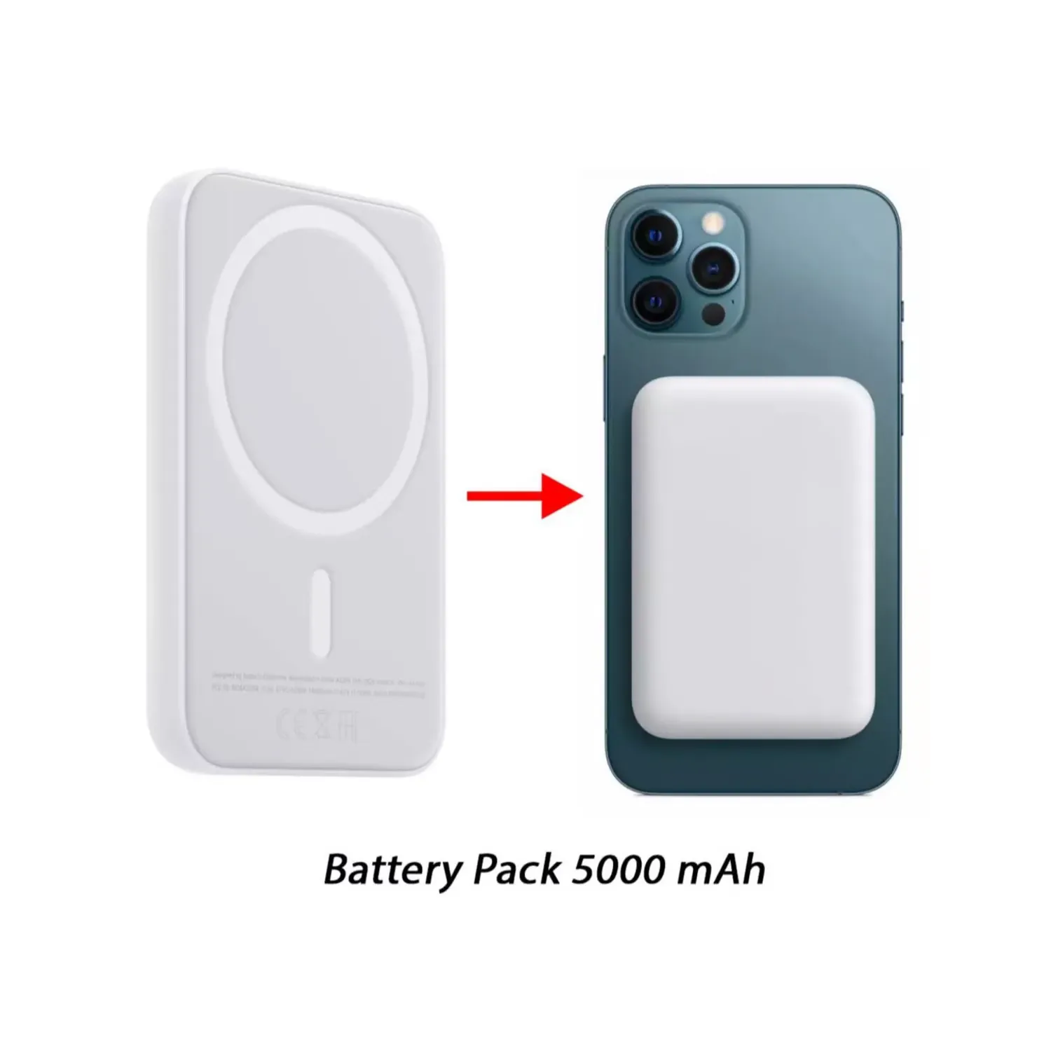 Cargador Portátil MagSafe para iPhone de 5,000 mAh